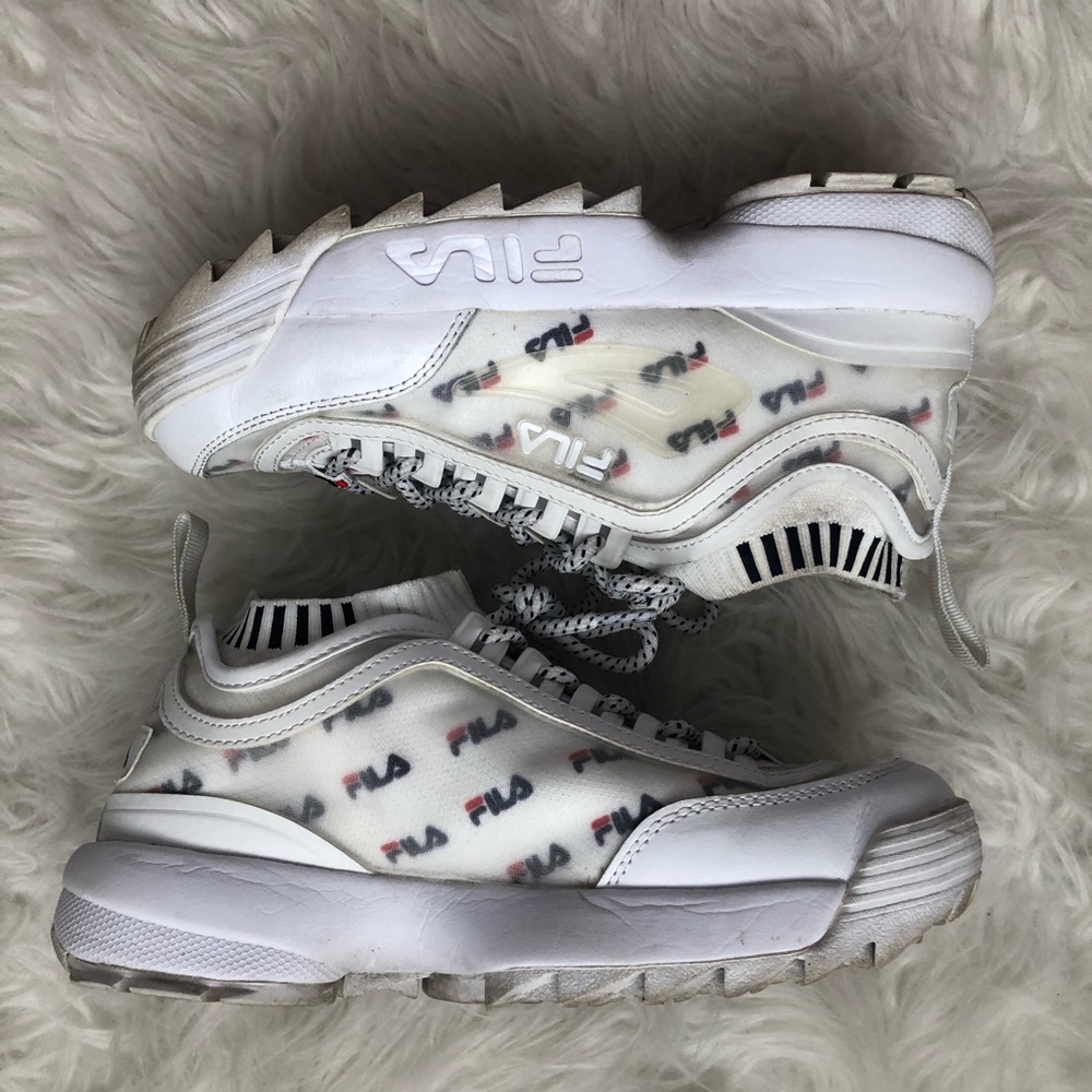 FILA Disruptor Monomesh 7.5 Sockfit Sneaker shoes platform shoes street wear - Picture 5 of 14